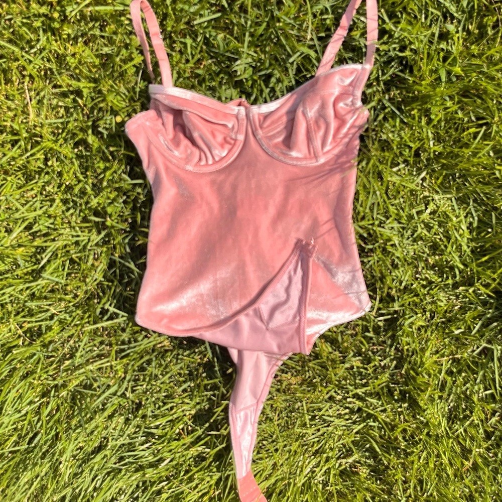 Blush pink bodysuit